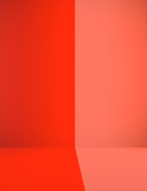 Abstract Contrast Red and orange room backdrop Christmas and valentine layout design.