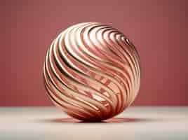 Free photo abstract creative 3d sphere