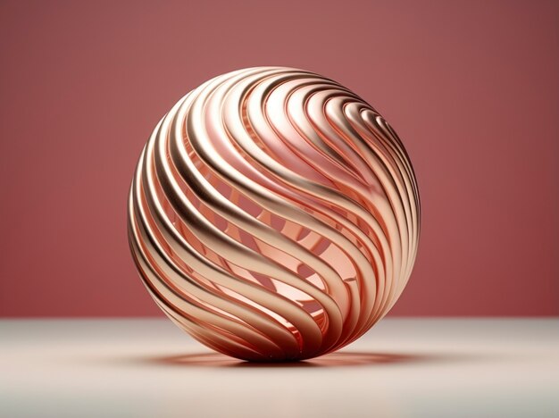 Abstract creative 3d sphere