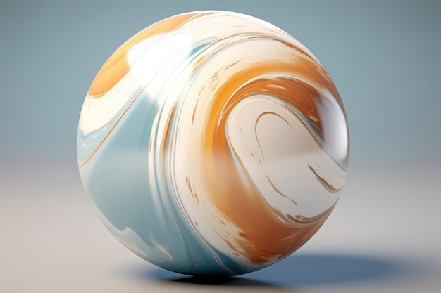 Free photo abstract creative 3d sphere