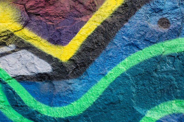 Abstract creative mural graffiti background