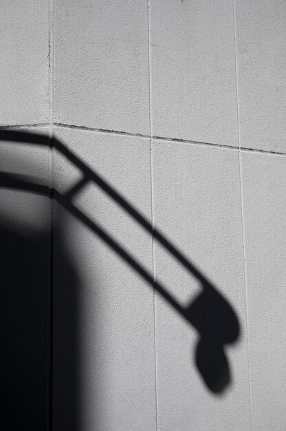 Abstract daytime shadows from outdoors