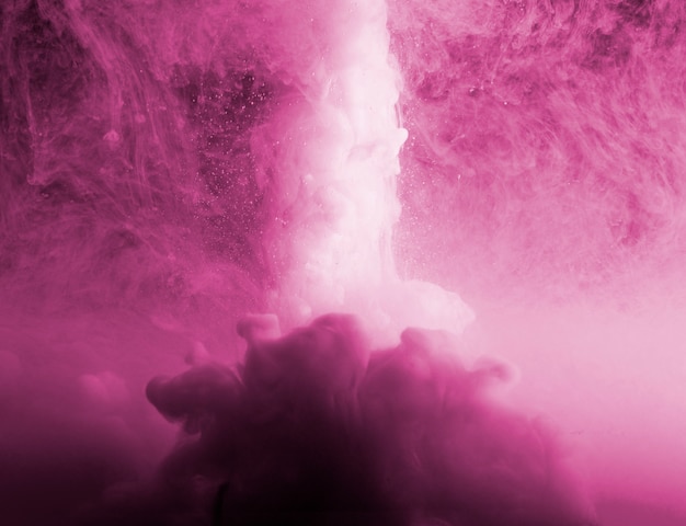 Abstract dense pink fog