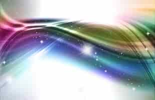 Free photo abstract design background in rainbow colours and stars