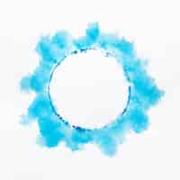 Free photo abstract design blue circle