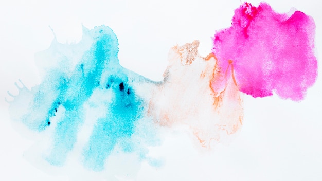 Abstract design colorful stains