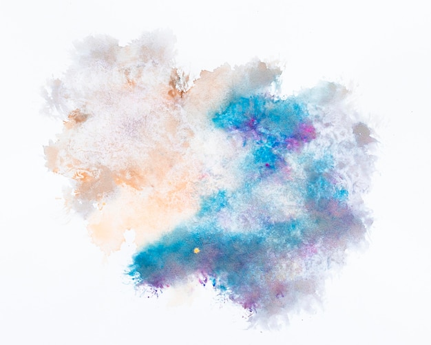 Abstract design watercolor stain