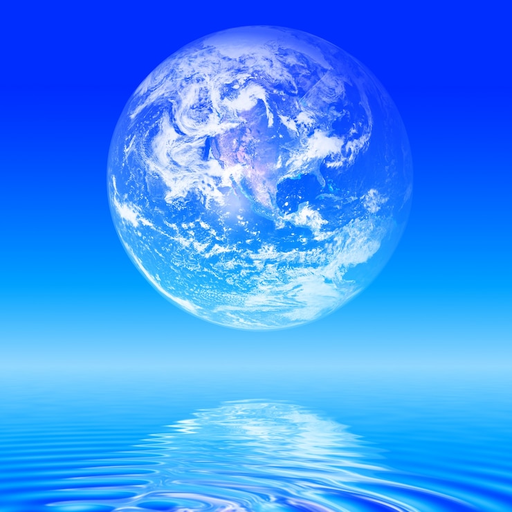 無料Photo 海抜抽象地球惑星