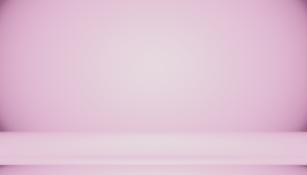 Бесплатное фото Абстрактный пустой гладкий светло-розовый фон комнаты студии, использование в качестве монтажа для отображения продукта, баннера, шаблона.