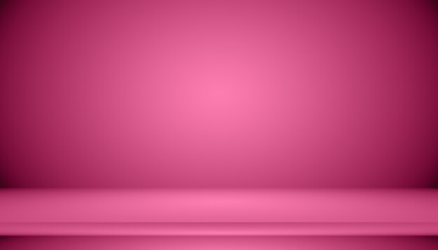 Абстрактный пустой гладкий светло-розовый фон комнаты студии, использование в качестве монтажа для отображения продукта, баннера, шаблона.