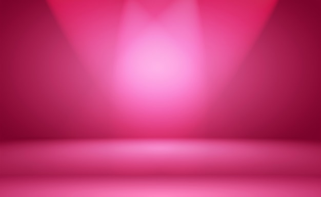 Abstract empty smooth light pink studio room background, use as montage for product display,banner,template.