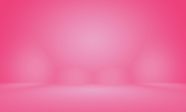 추상적인 빈 부드러운 연분홍색 스튜디오 룸 배경은 제품 디스플레이배너템프의 몽타주로 사용됩니다.