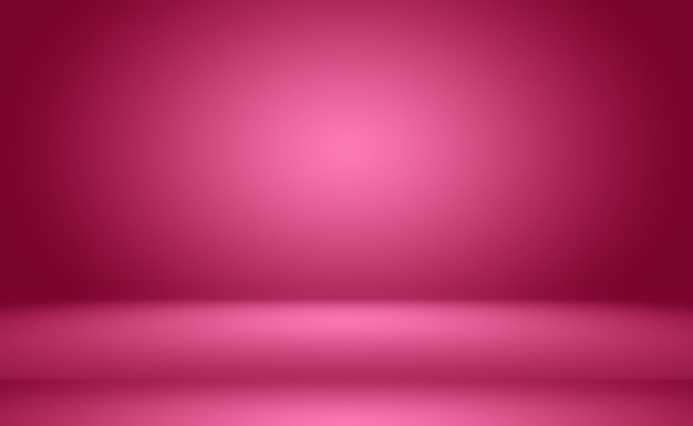 Abstract empty smooth light pink studio room background use as montage for product displaybannertemp...