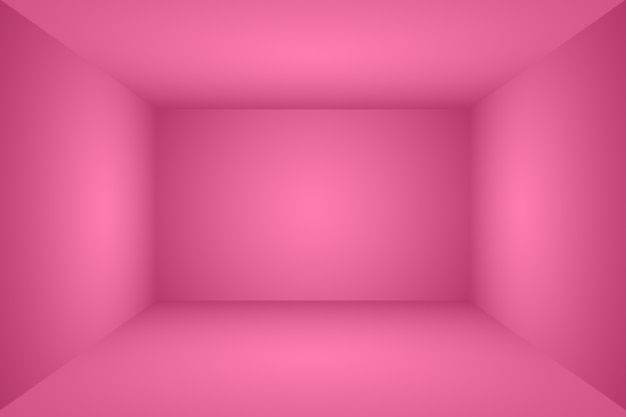 Abstract empty smooth light pink studio room background use as montage for product displaybannertemp...