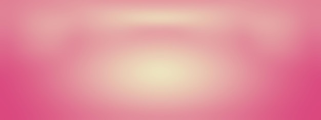 Uso astratto dello sfondo della stanza dello studio rosa chiaro liscio vuoto come montaggio per il displaybannertemp del prodotto