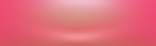 제품 디스플레이 배너템플릿에 대한 몽타주로 사용하는 추상 비어 있는 부드러운 밝은 분홍색 스튜디오 룸 배경
