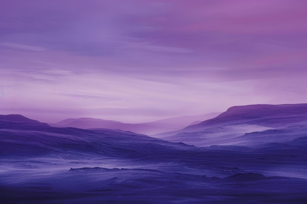 Free photo abstract fantasy landscape with color of the year purple tones