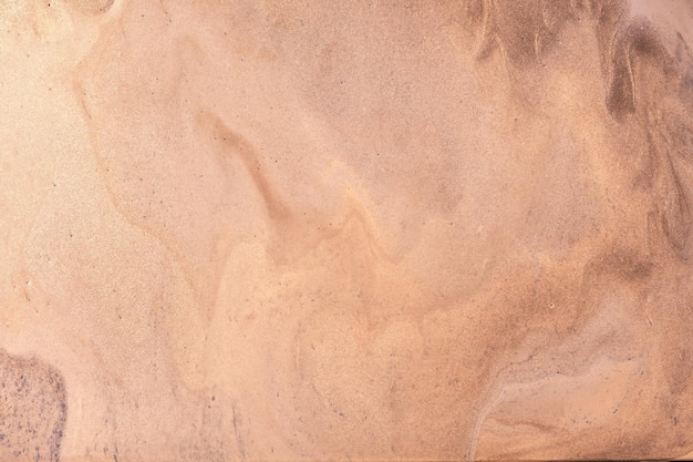 抽象的​な​流体​アート​の​背景​ライト​ベージュ色​。​液体​大理石​。​茶色​の​光沢​の​ある​グラデーション​で​キャンバス​に​アクリル画​。​真珠​の​波状​模様​の​アルコール​インク​の​背景​。