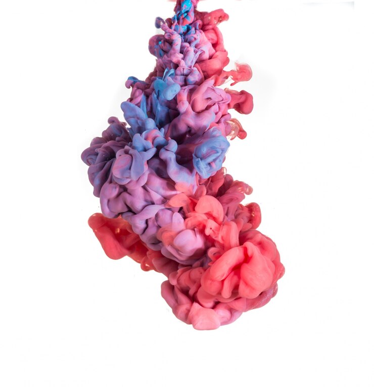 Free Photo abstract formed by color dissolving in water