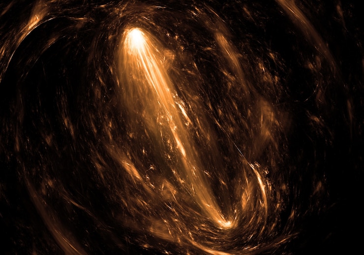 Free Photo abstract fractal chaos background