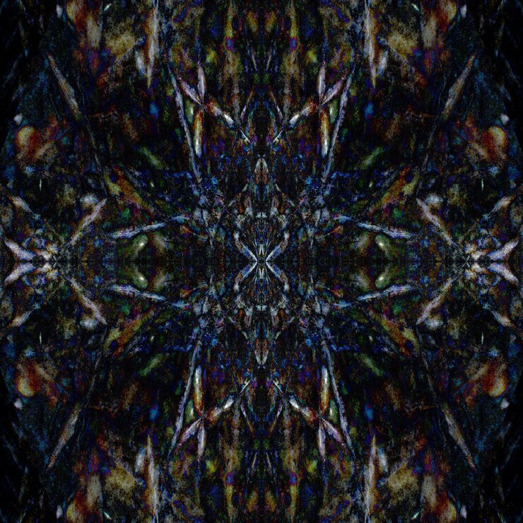 Free Photo abstract fractal geometric figure or background with texture