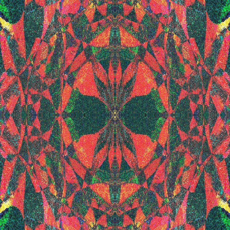 Free Photo abstract fractal geometric figure or background with texture