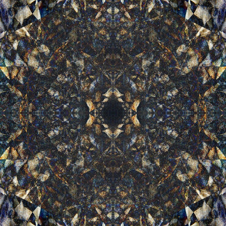 Free Photo abstract fractal geometric figure or background with texture