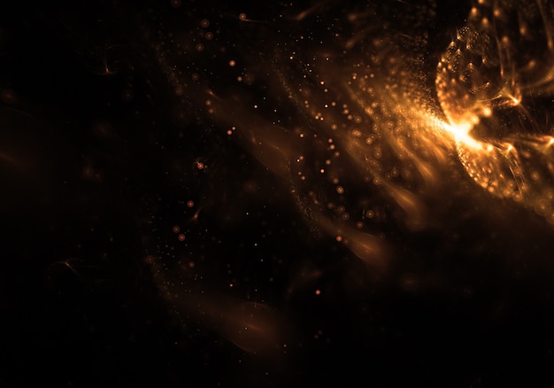 Abstract glowing particles wallpaper
