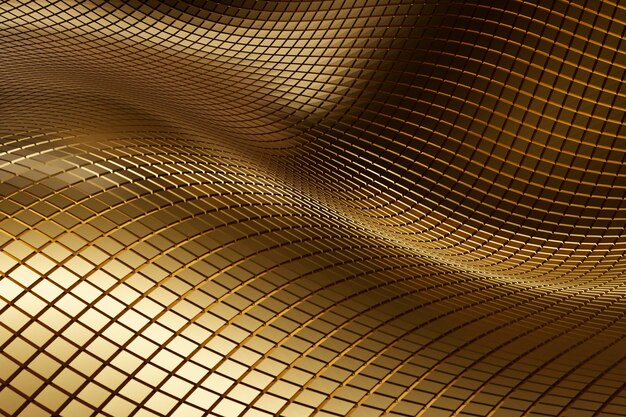 Abstract golden textured material