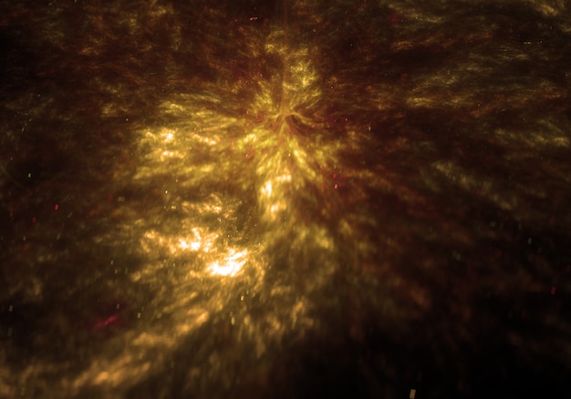Бесплатное фото Абстрактный золотой фон вселенной