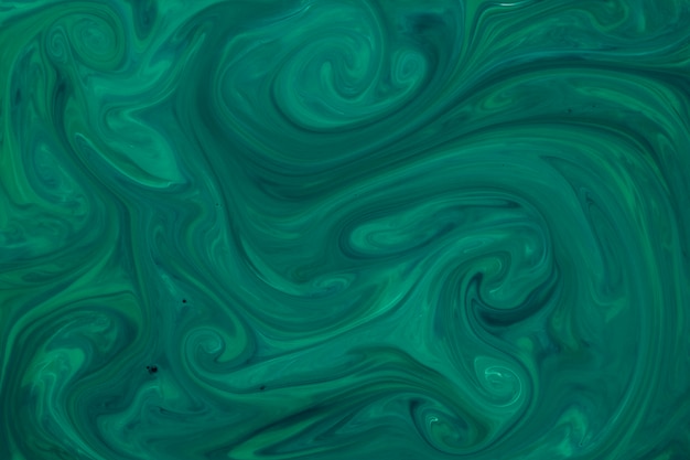 Абстрактный зеленый и черный фон модель потока жидкости