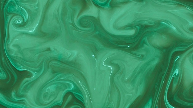 Abstract green mixed paint background