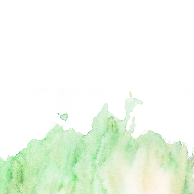 Free photo abstract green watercolor splash