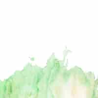 無料写真 抽象的な緑の水彩スプラッシュ