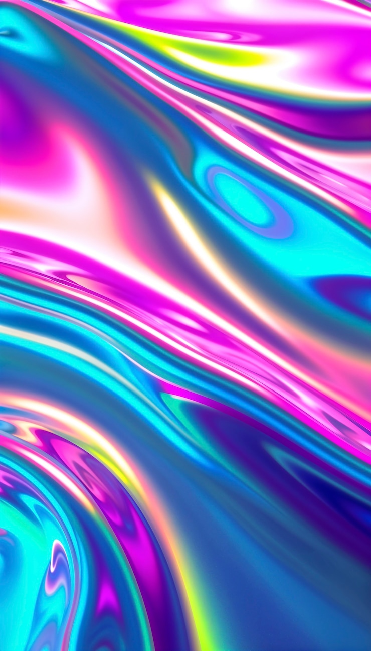 Free Photo abstract iridescent wallpaper