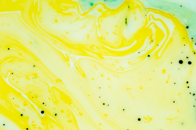 Abstract lemon liquid slime