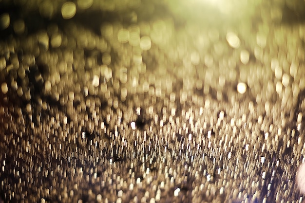 Abstract light bokeh of rain drop,image is blurred and filtered&#xA;