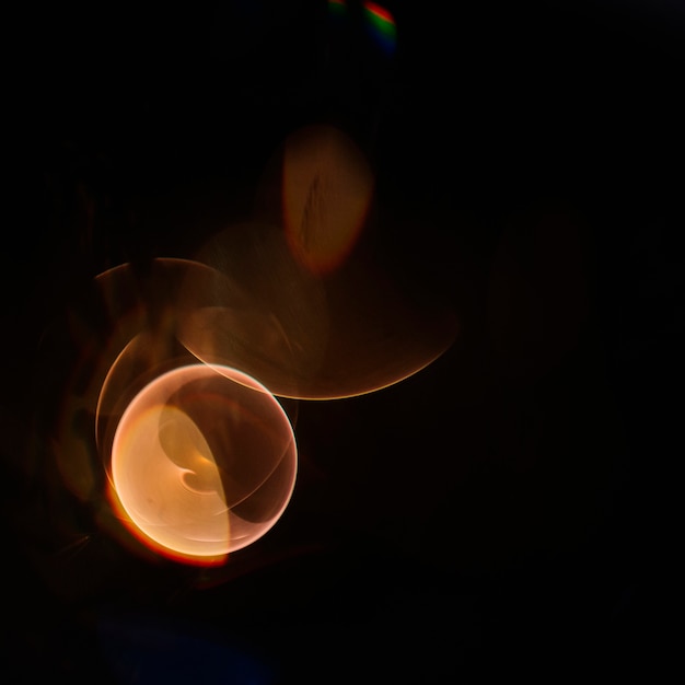 Abstract light of candle