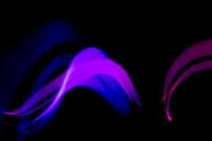 Free photo abstract light painting in the dark