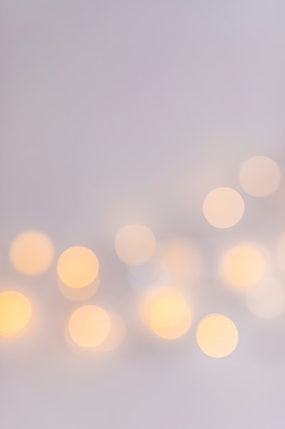 Abstract lights on grey background 