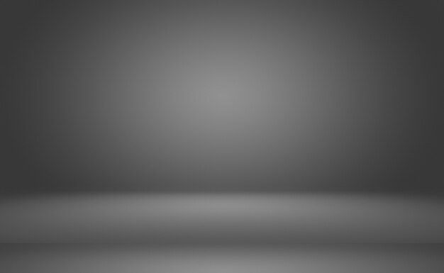 Abstract luxury blur dark grey and black gradient, used as background studio wall for display your products.