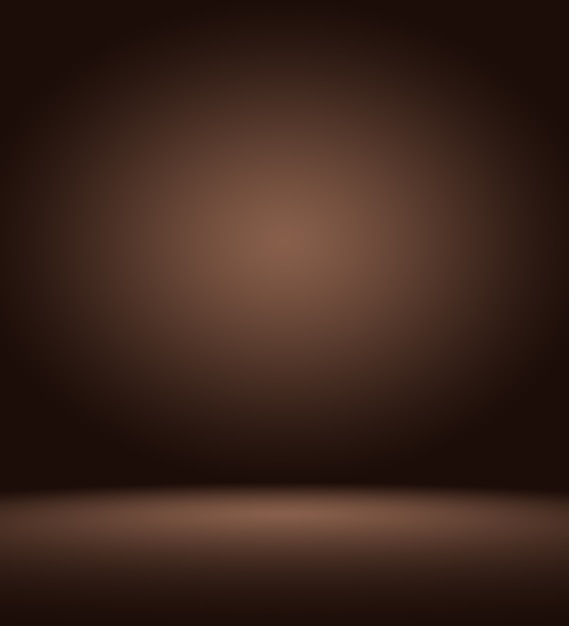 Abstract luxury dark brown and brown gradient with border brown vignette, Studio backdrop - well use as backdrop background, board, studio background.