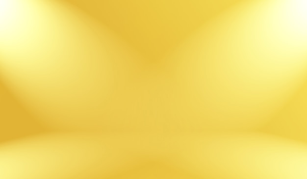 Free photo abstract luxury gold yellow gradient studio wall, well use as background,layout,banner and product presentation.