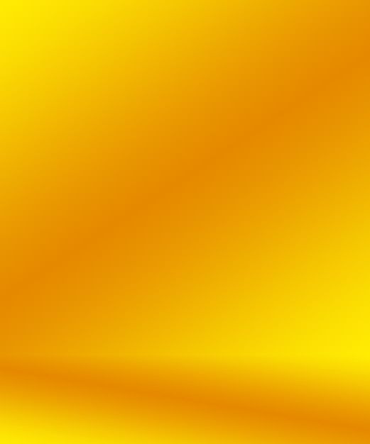 Free photo abstract luxury gold yellow gradient studio wall, well use as background,layout,banner and product presentation.