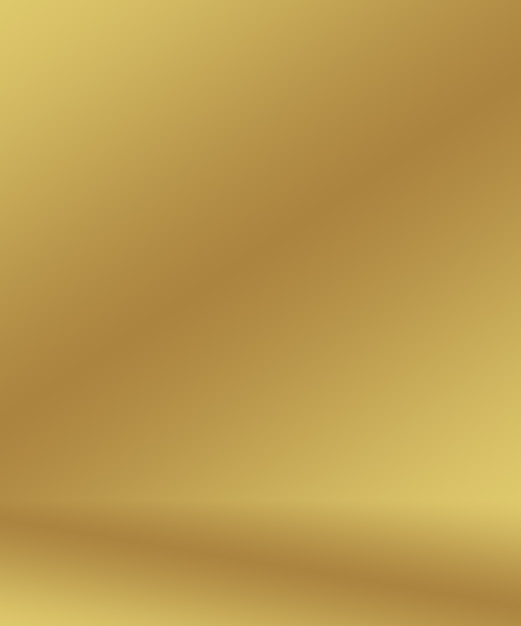 Free photo abstract luxury gold yellow gradient studio wall, well use as background,layout,banner and product presentation.