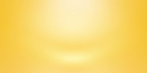 Free photo abstract luxury gold yellow gradient studio wall, well use as background,layout,banner and product presentation.