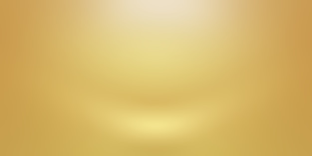 Abstract luxury gold yellow gradient studio wall, well use as background,layout,banner and product presentation