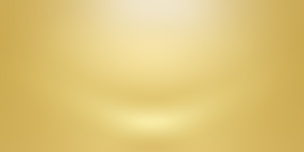 Abstract Luxury Gold yellow gradient studio wall, well use as background,layout,banner and product presentation.