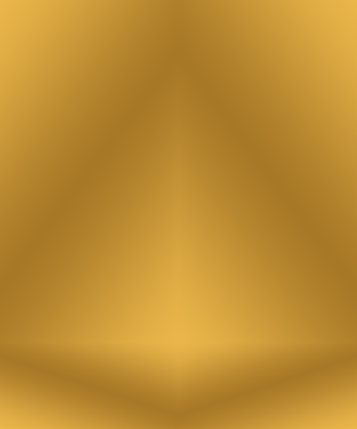 Free photo abstract luxury gold yellow gradient studio wall, well use as background,layout,banner and product presentation.