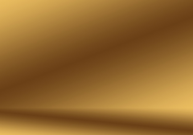 Abstract Luxury Gold yellow gradient studio wall, well use as background,layout,banner and product presentation.